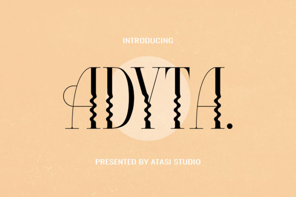 Adyta: A Quirky Display Font for Bold Editorial Design