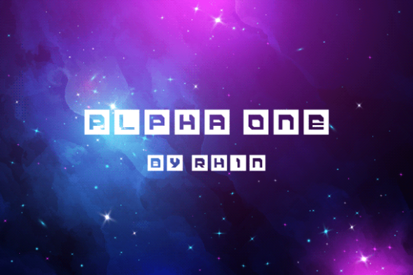 Alpha One: A Futuristic Display Font for Bold Editorial Design