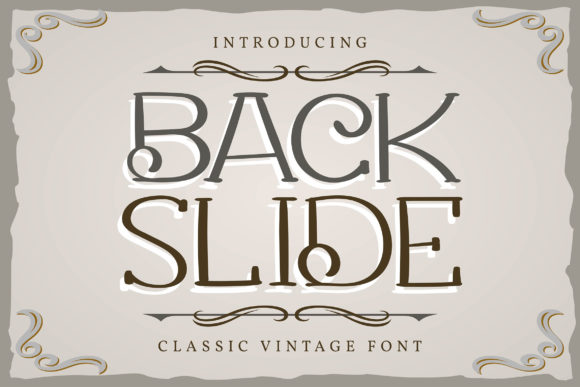 Back Slide: A Casual Display Font That Elevates Brand Identity