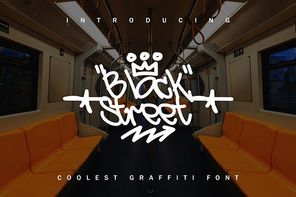 BlackStreet: A Graffiti-Inspired Display Font That Elevates Urban Branding