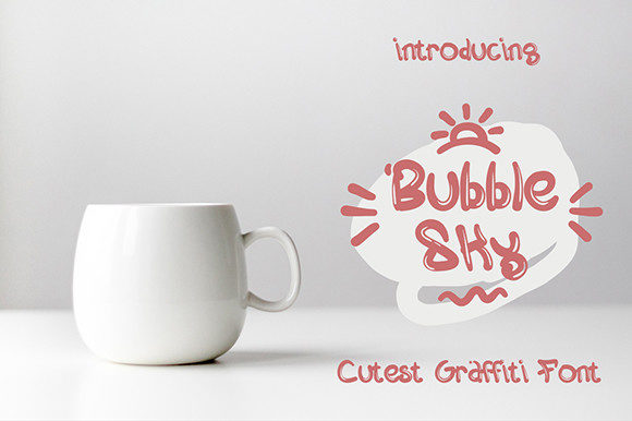 BubbleSky: A Graffiti-Inspired Display Font for Handmade Labels and Creative Packaging