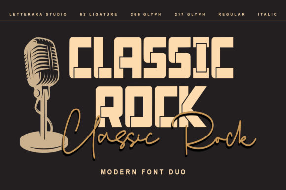 Classic Rock: A Bold Font Choice for Business Branding