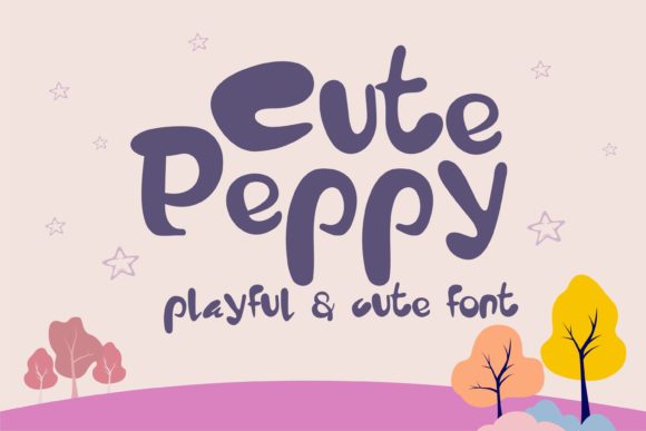 Cute Peppy: A Playful Font for Branding Projects with Personality