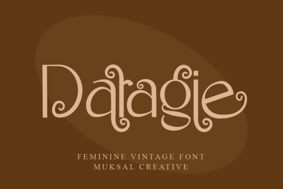 Daragie: A Vintage Display Font That Elevates Campaign Typography