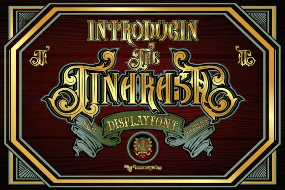 Elevating Web Design with Tinarasa: A Gothic-Inspired Display Font for Bold Digital Branding