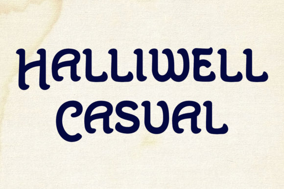 Haliwell Casual: A Vintage Display Font for Modern Marketing Visuals
