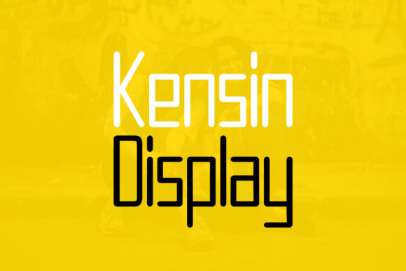 Kensin: A Modern Display Font for Bold Web Design