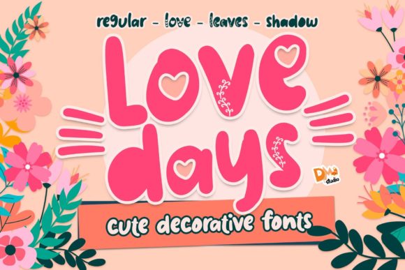 Love Days: A Sweet & Versatile Decorative Font for Handmade Makers