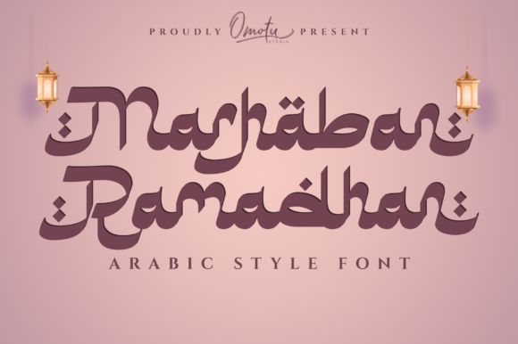 Marhaban Ramadhan: A Unique Display Font for Crafters and Product Designers