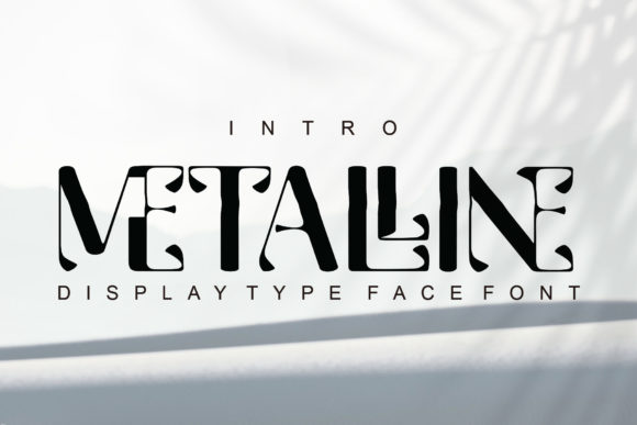 Metalline: A Distinct Display Font That Elevates Modern Branding