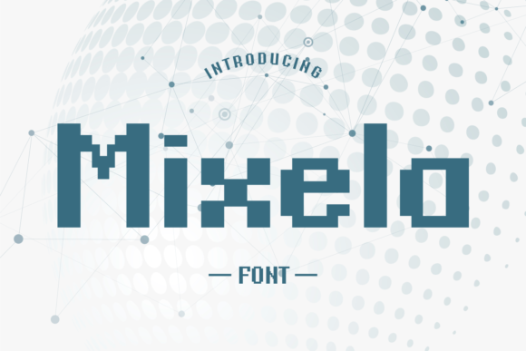 Mixela: A Techno Display Font for Modern Editorial Design