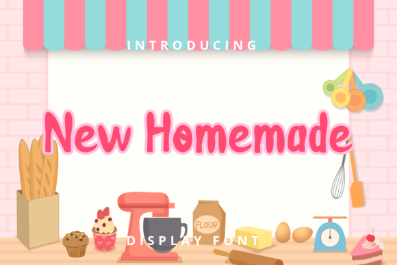 New Homemade: A Playful Display Font for Thoughtful Design Projects