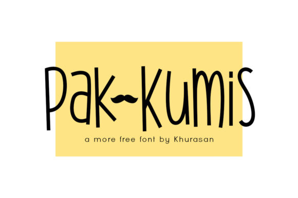 Pak Kumis: A Modern Display Font for Editorial Design and Digital Publishing