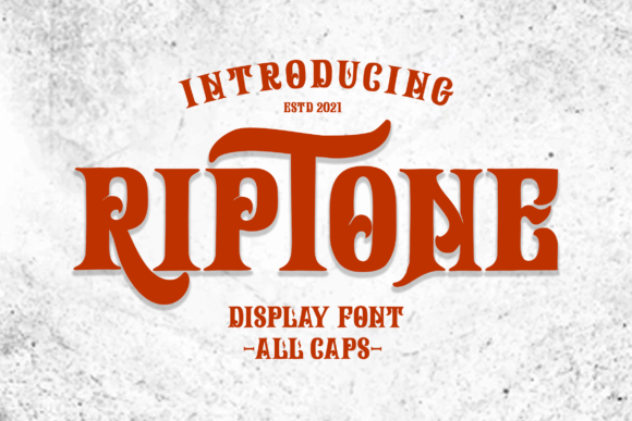 Riptone: A Bold Display Font for High-Impact Campaign Visuals