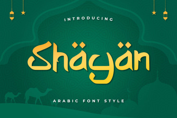 Shayan: A Display Font with Middle Eastern Flair for Editorial Design
