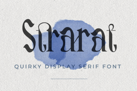 Strarat: A Playful Display Font That Elevates Small Business Branding
