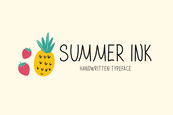 Summer Ink: A Joyful Display Font for Modern Web Design