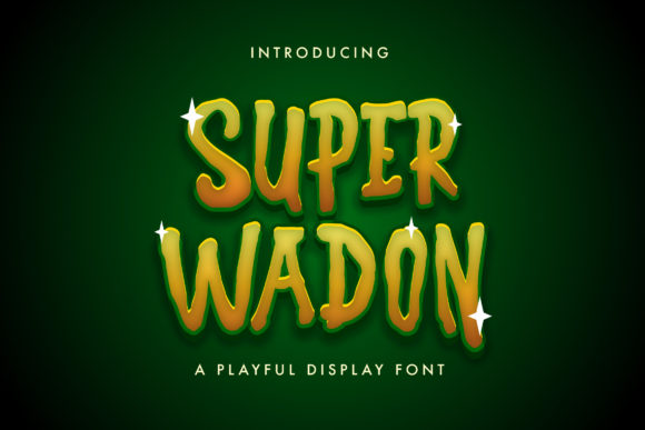 Super Wadon: A Display Font That Makes Campaigns Stand Out